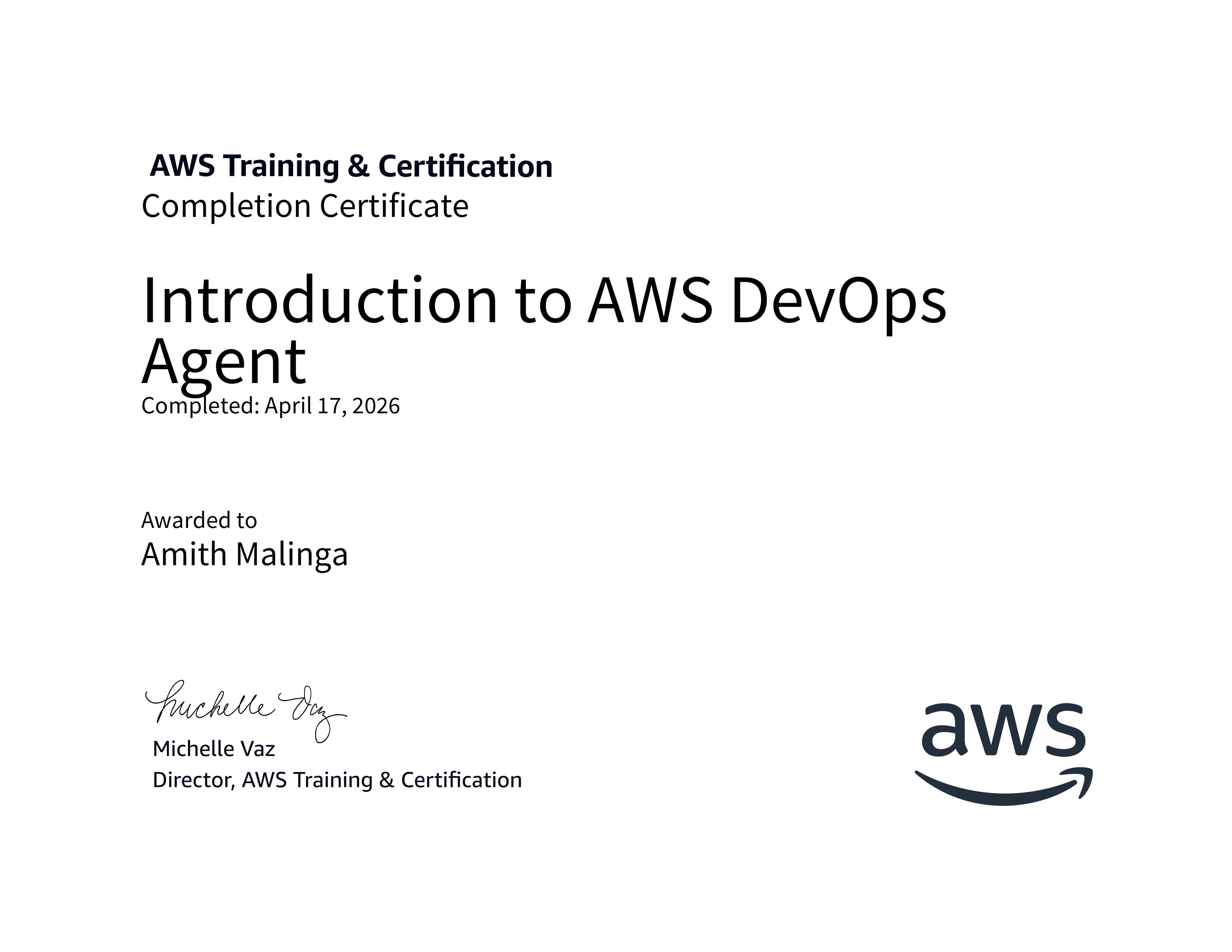 AWS DevOps Agent